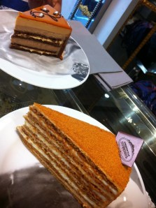 blog pic-caramel cake & honey cake